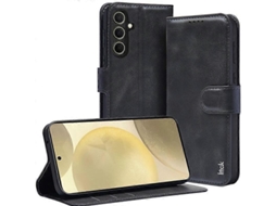 Capa De Couro Imak Count Series Flip Para Samsung Galaxy S24 Ultra 5g