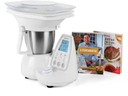 Robô de Cozinha YÄMMI 2 Upgrade White Edição Especial À Portuguesa + 2 Livro de Receitas   (3.3 L - 1500 W - 13 acessórios)