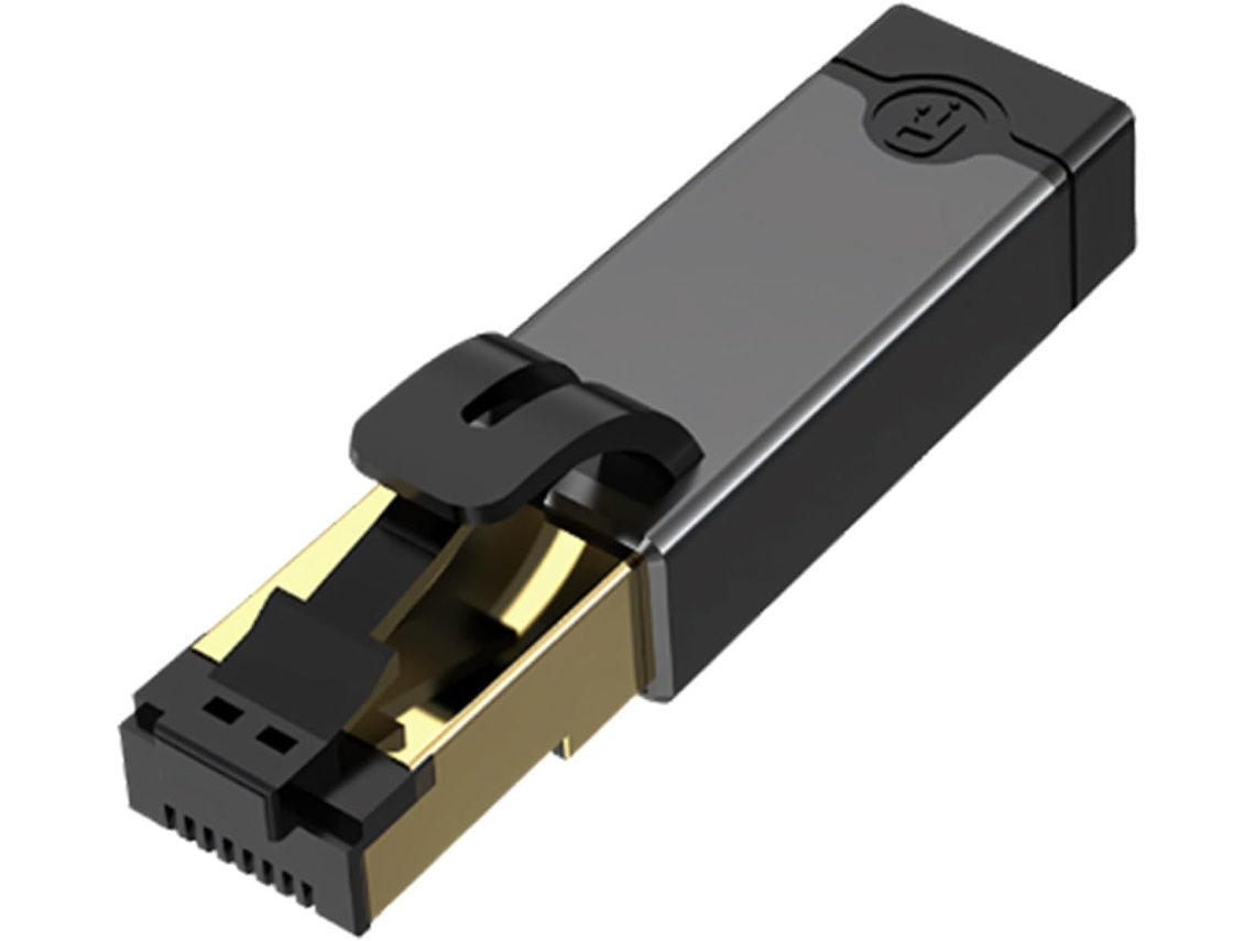 Adaptador Usb c para Ethernet Conexão Direta de Rede Gigabit SFUSHOS (rj45 Macho)