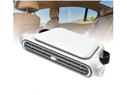 Ventilador Portátil Para Assento De Carro Com 3 Velocidades, Mini Ventilador Portátil Para Van, Suv, Rv, Branco