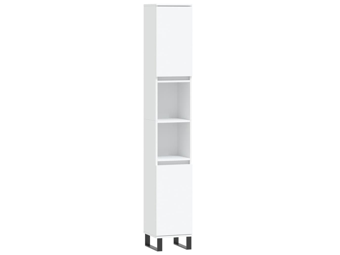 Bathroom Cabinet, Bathroom Cabinets Vidaxl Branco Madeira Processada (n/a)