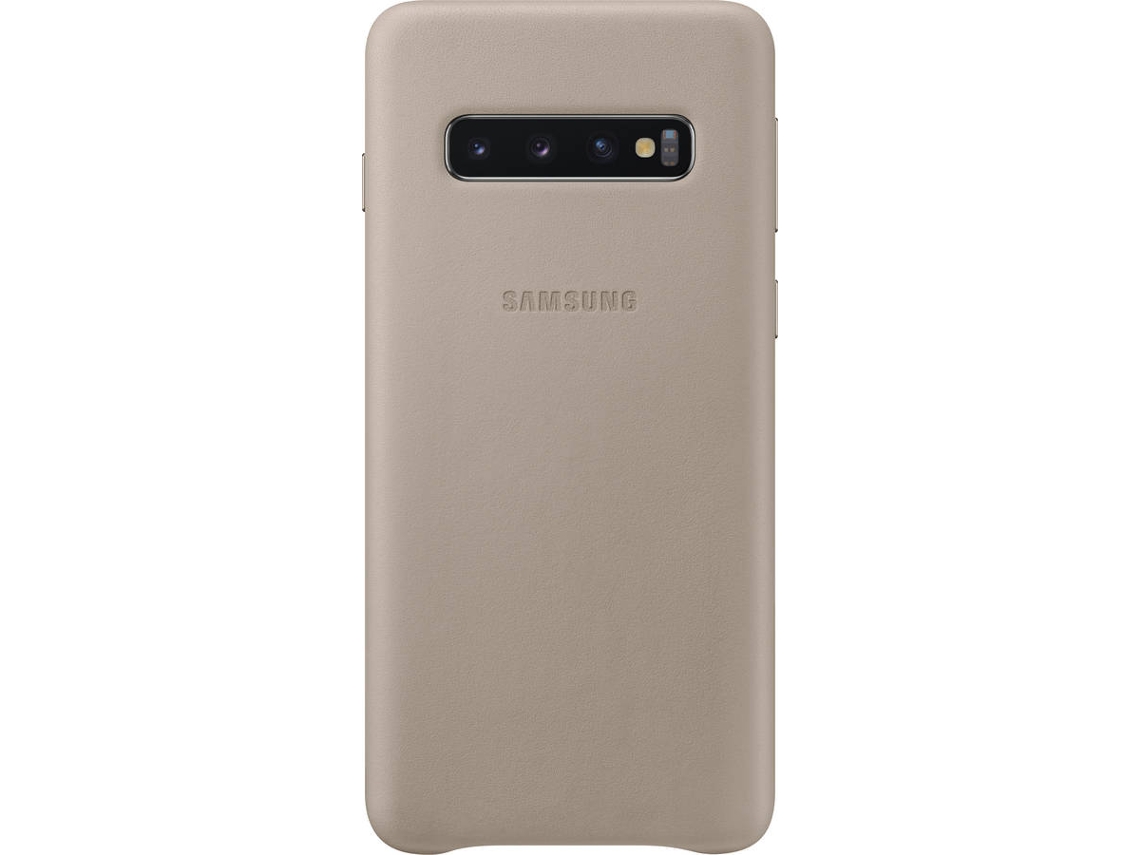 Capa SAMSUNG Galaxy S10 Leather Cover Cinza