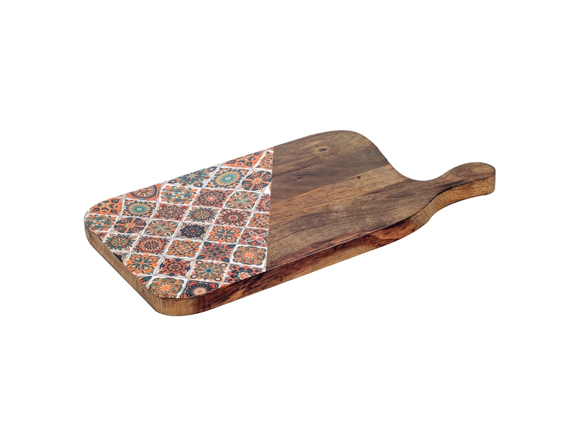 Tábua De Madeira Marrom 2x19x35cm 27878 Sigris