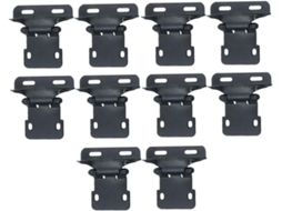 Conjunto De 10 Dobradiças Ferro Resistentes Com Fechamento Automático