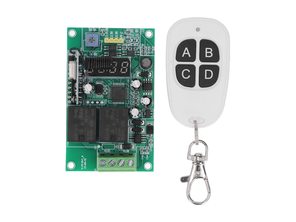 Módulo Controle Remoto Sem Fio Motor Dc | S/MARCA
