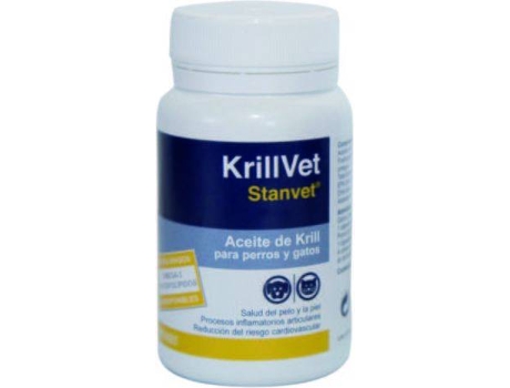 Complemento Alimentar para Cães  Cápsulas Vet Krill (120 Cápsulas)