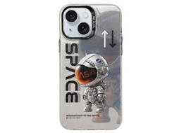 Capa De Celular Em Policarbonato Com Estampa De Astronauta Para Iphone 15