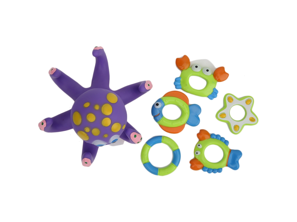 Juguete Flutuante De Banho Para Crianças, Kit De Polvo, Juguete Infantil De Banho Flutuante