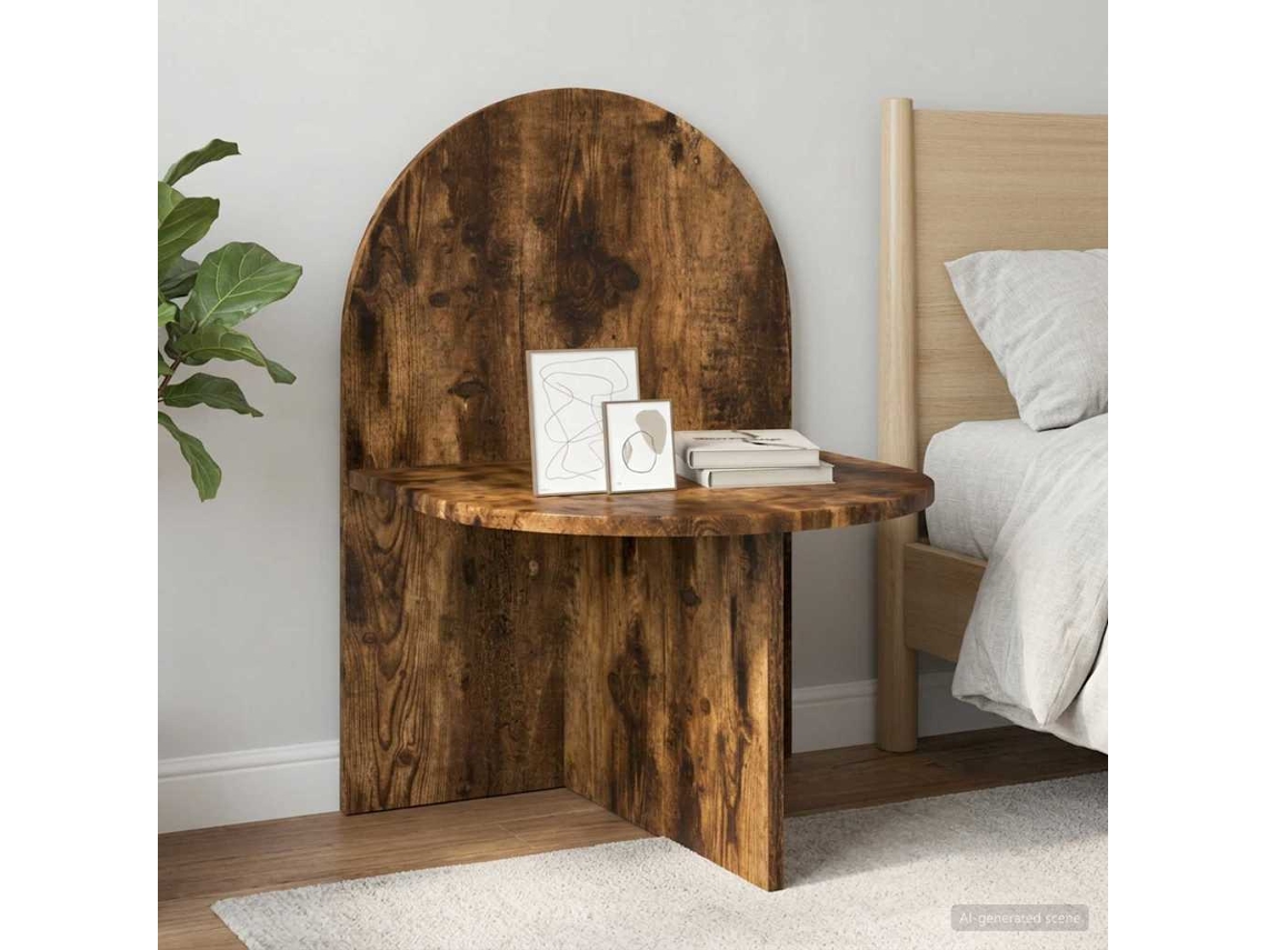 Vidaxl Mesa-de-cabeceira Carvalho Fumado 48 X 49 X 65 Cm