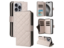 Lurelia Capa Carteira Com Zíper Para Iphone 16 Pro Max