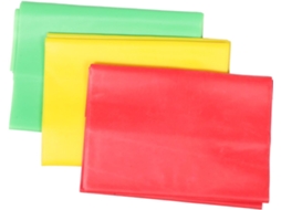 Conjunto De 3 Faixas Elásticas Resistência Para Exercícios Ioga, Pilates E Academia Em Casa