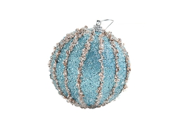 Ornamento Bola Ouro 8cm Para Árvore De Natal