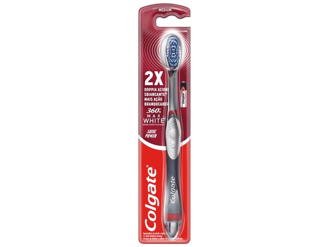 Escova de Dentes Pilhas 360 Floss Tip Média COLGATE emb. 1 un
