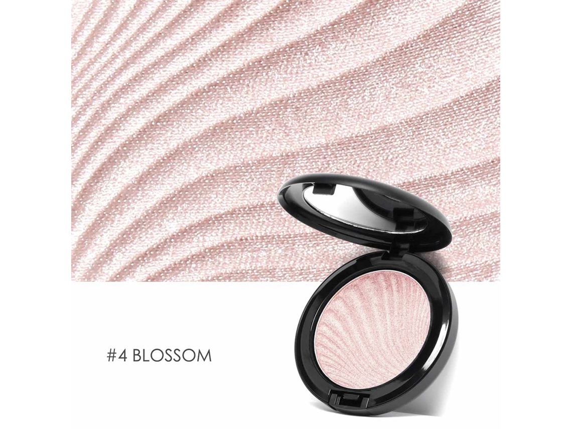 Pó De Highlight Emcompactado Iluminação Da Pele Fácil De Usar
