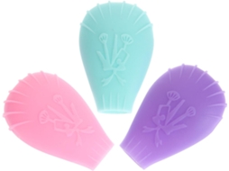 3 Protetores De Silicone Para Pincéis De Maquiagem Para Viagem