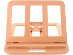 Suporte de Madeira Ventilado para Laptops de Até 16 Polegadas, com Ajuste de Altura . SFUSHOS (6 Níveis)