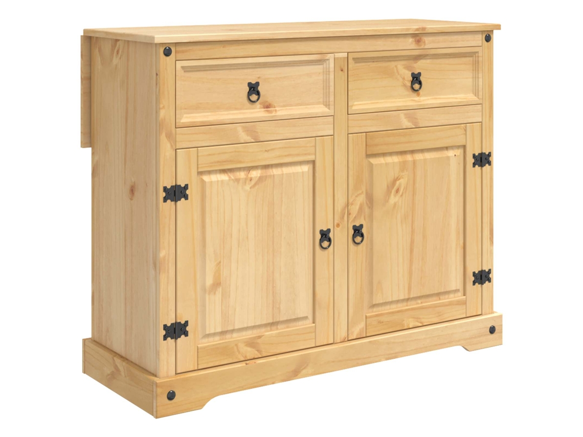 Vidaxl Conjunto De Ilha De Cozinha 2 Unid. Cera De Mel Pinho Maciço