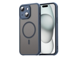 Capa Fan Dun Para Iphone 15 Plus - Tpu Híbrido Pc Fosco - Magsafe