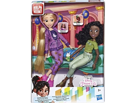 Boneca  Comfy Squad Rapunzel e Tiana (Idade Mínima: 3 anos)
