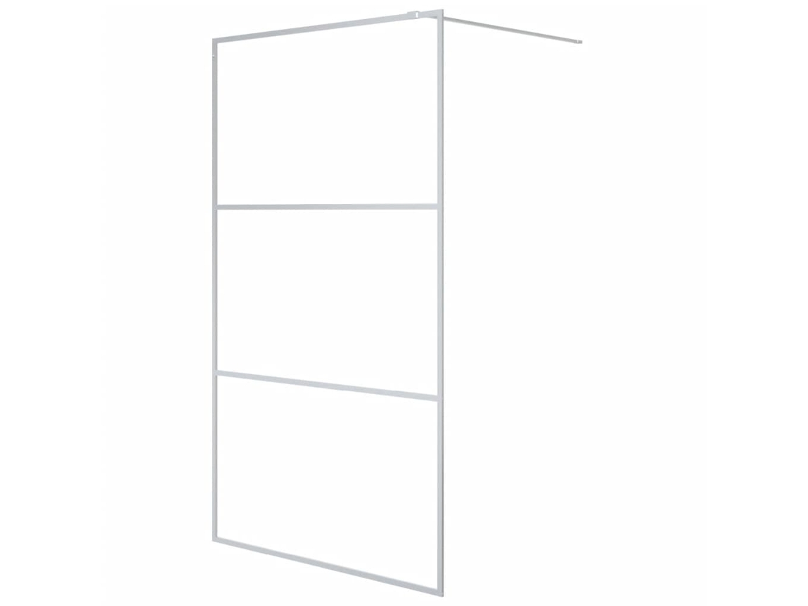 Shower Wall, Shower Walls Vidaxl Prateado Vidro (115 X 195 Cm)