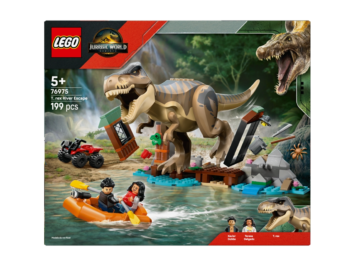 LEGO Jurassic World: Fuga Pelo Rio do T. rex - 76975