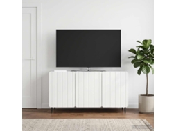 Vidaxl Gabinete Para Tv 99 X 34,5 X 52 Cm Branco Brilhante