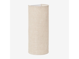 Sklum Aplique De Parede Em Linho Kiraz Linho           15 X ↑35 Cm             Linho Beige Creme