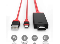 Adaptador de Cabo Lightning para Hdmi AQUAFORGE
