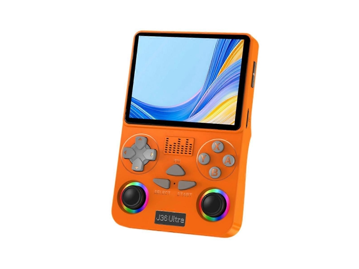 Console de Jogos Retrô Portátil J36 Ultra, 64 Gb, 20.000 Jogos, Tela de 3,5 Polegadas, Suporta 2 Jogos. GOKOCO