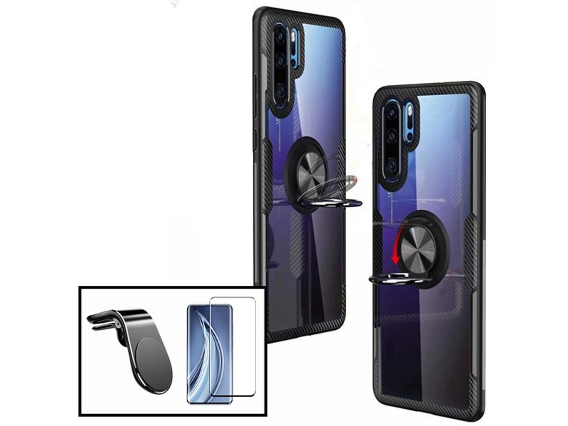 Kit Capa, Película 5D e Suporte Magnético Auto Xiaomi Mi 9 3x1 Clear Armor