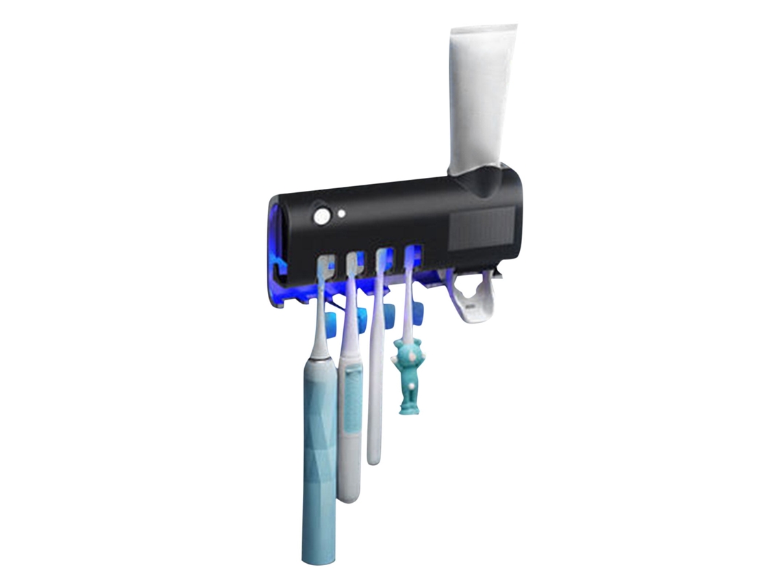 Suporte De Parede Em Aço Inoxidável Para Escova Dentes Com 7 Compartimentos Elétrica, Pasta Dentes, Lâmina Barbear, Pente, Organizador Banhe