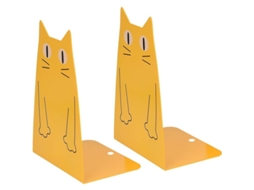 Suportes de Livros de Metal Par de Gatos Nova Line Estilo Fashion