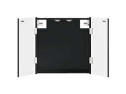 Vidaxl Armário Para Dartboard Arnhem Preto 52,5 X 10,5 X 53,5 Cm