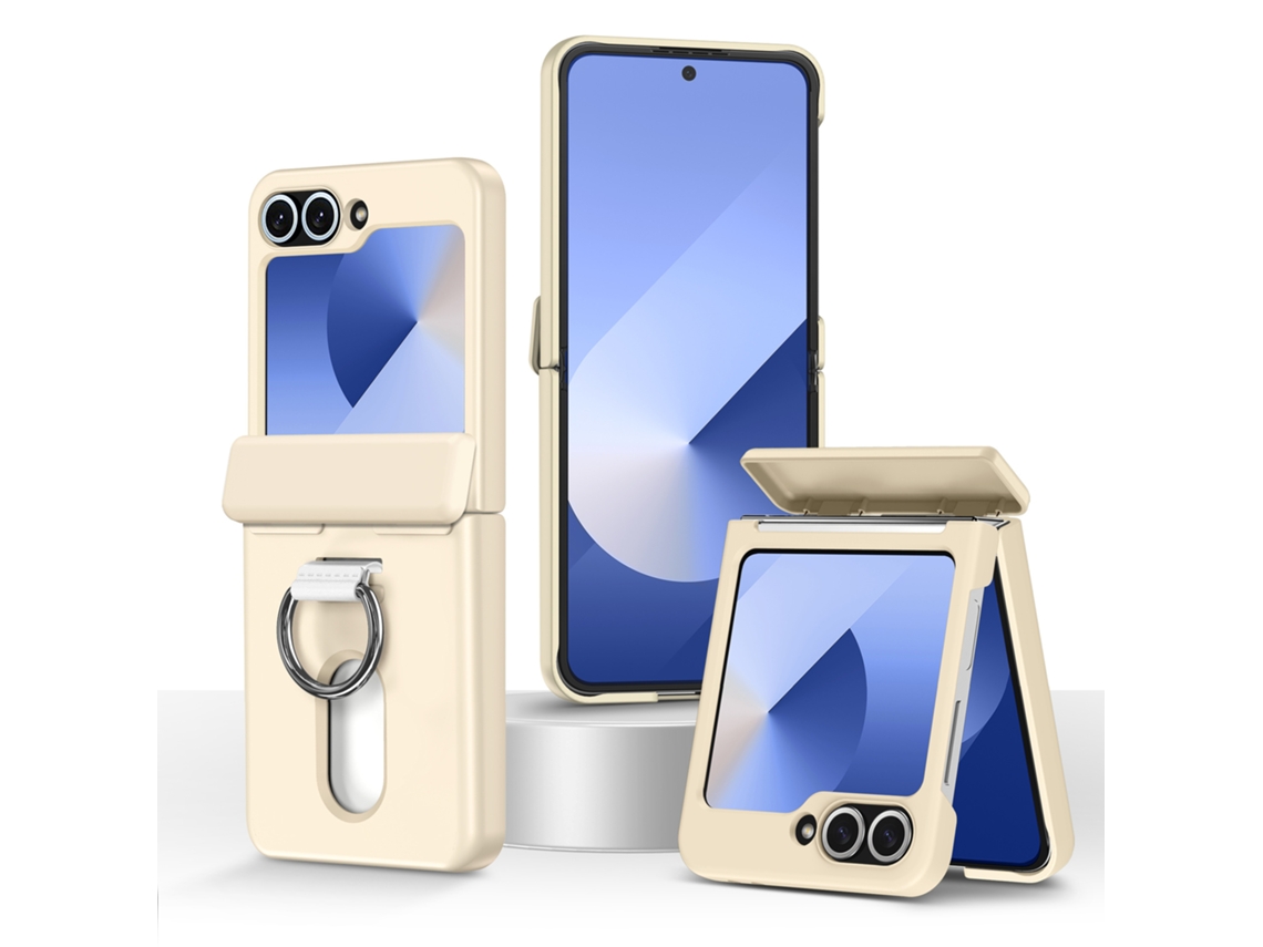 Capa Transparente À Prova De Quedas Para Samsung Com Proteção Para Anel E Eixo Central - Cobertura Totalouro, Zflip6zflip6