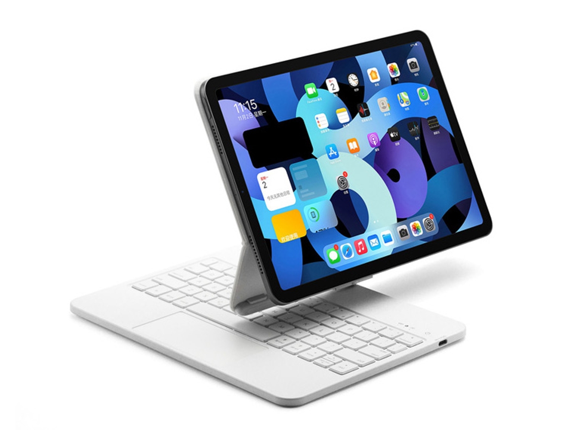 Capa Flip e Teclado Bluetooth YIMGOTTA P11 para iPad Air5 10.9Ï 2022/iPad Air4 10.9Ï 2020/iPad Pro112022/2021/2020/2018