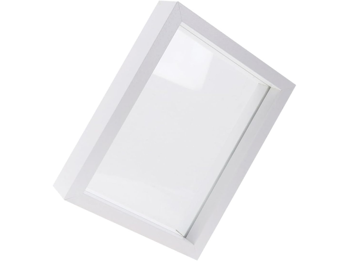 Moldura Decorativa Madeira Vidro Exibição Espécimes Estilo Simples Elegante Ideal Fotos Insetos Aniversários GOKOCO