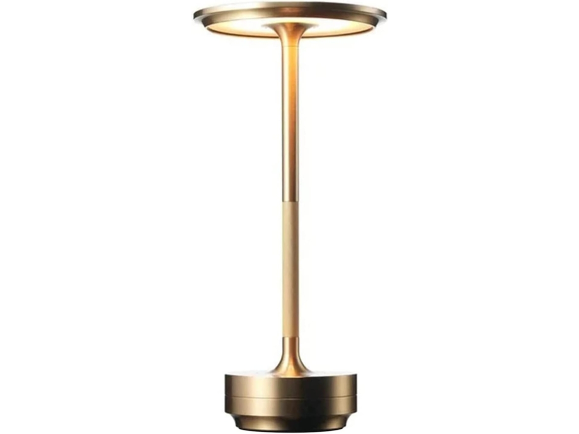 Luminária De Mesa Sem Fio, À Prova D Água, Com Intensidade Regulável E Recarregável, Luminária De Mesa Led Metal Com