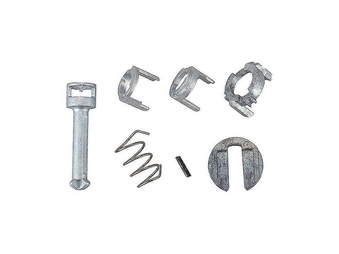 Kit Reparo Trava Porta 7 Em 1 Para Bmw 3 E46 (1999-2015) Prata Ligação Zinco Dianteiro Esquerdo Direito Prata