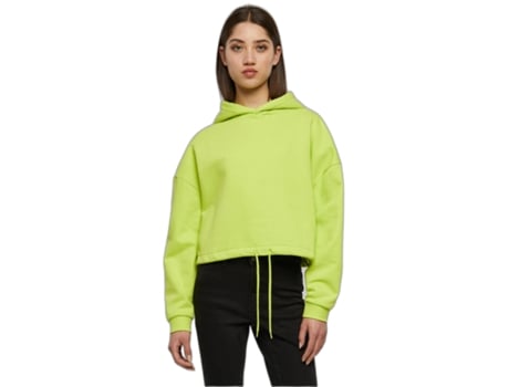 Sweatshirt de Mulher URBAN CLASSICS Grandes Dimensões Amarelo (L)