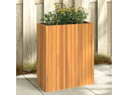 Vidaxl Vaso/floreira De Jardim 59x27,5x70 Cm Madeira De Acácia Maciça