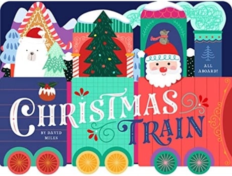 Livro Christmas Train de David Miles (Inglês - Capa Dura)