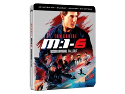 Misison Impossible 6: Fallout (Steelbook) (4K Ultra HD + Blu Ray Extras) 