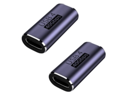 Adaptador Usb C Fêmea Para Fêmea 100w 40gbps 8k 60hz Tadvyyvayotoy