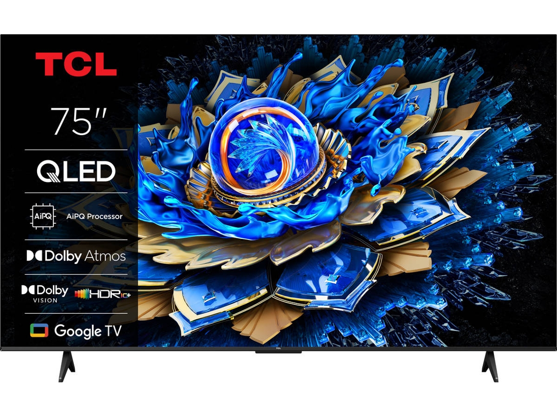 TV TCL 75T69C (QLED - 75'' - 191 cm - 4K Ultra HD - Smart TV)