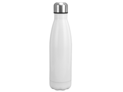 Frasco Térmico LAXISCREED Forma Cola Aço Inox Branco Brilhante