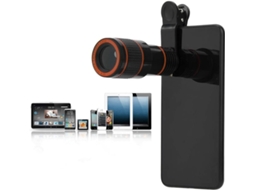 Celular, Lente Telefoto Profissional 12x, Foco Telescópico Universal Para Celular (preto)