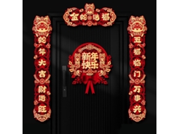 Conjunto de Placas 3D e Adesivos de Sorte do Ano Novo Chinês, Serpente LAXISCREED