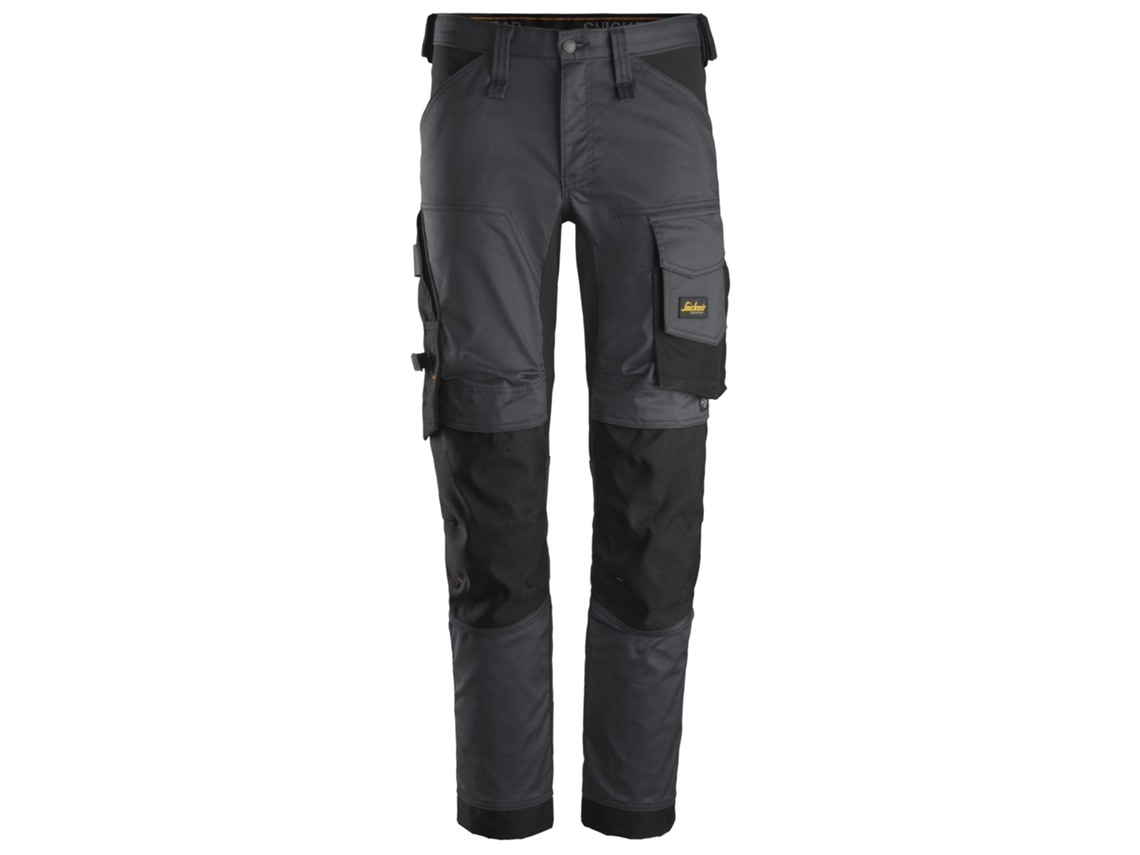 SNICKERS WORKWEAR-63415804054-AllroundWork Stretch Pants Aço Cinza-Preto tamanho 54