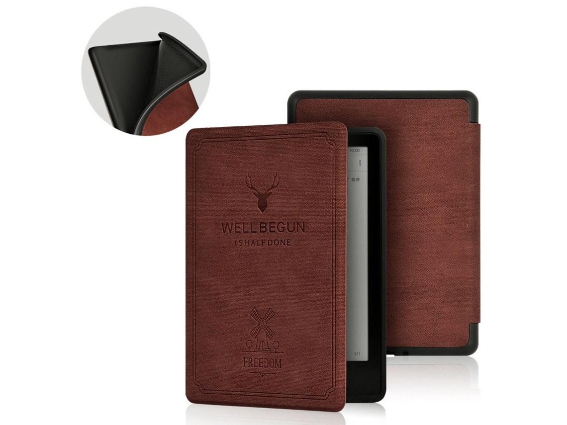 Capa Para Kindle Paperwhite 6 12ª Geração (7") 2024 Marrom Cuich