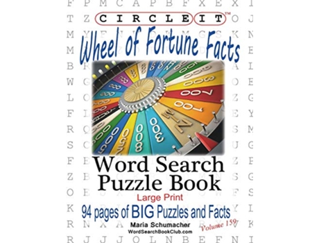 Livro Circle It Wheel of Fortune Facts Word Search Puzzle Book de Lowry Global Media LLC Maria Schumacher (Inglês)